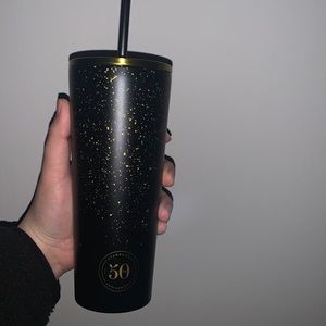 Starbucks europe  50th anniversary black and gold